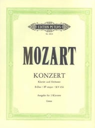 Concerto No. 18 in Bb Major, K. 456 piano sheet music cover Thumbnail